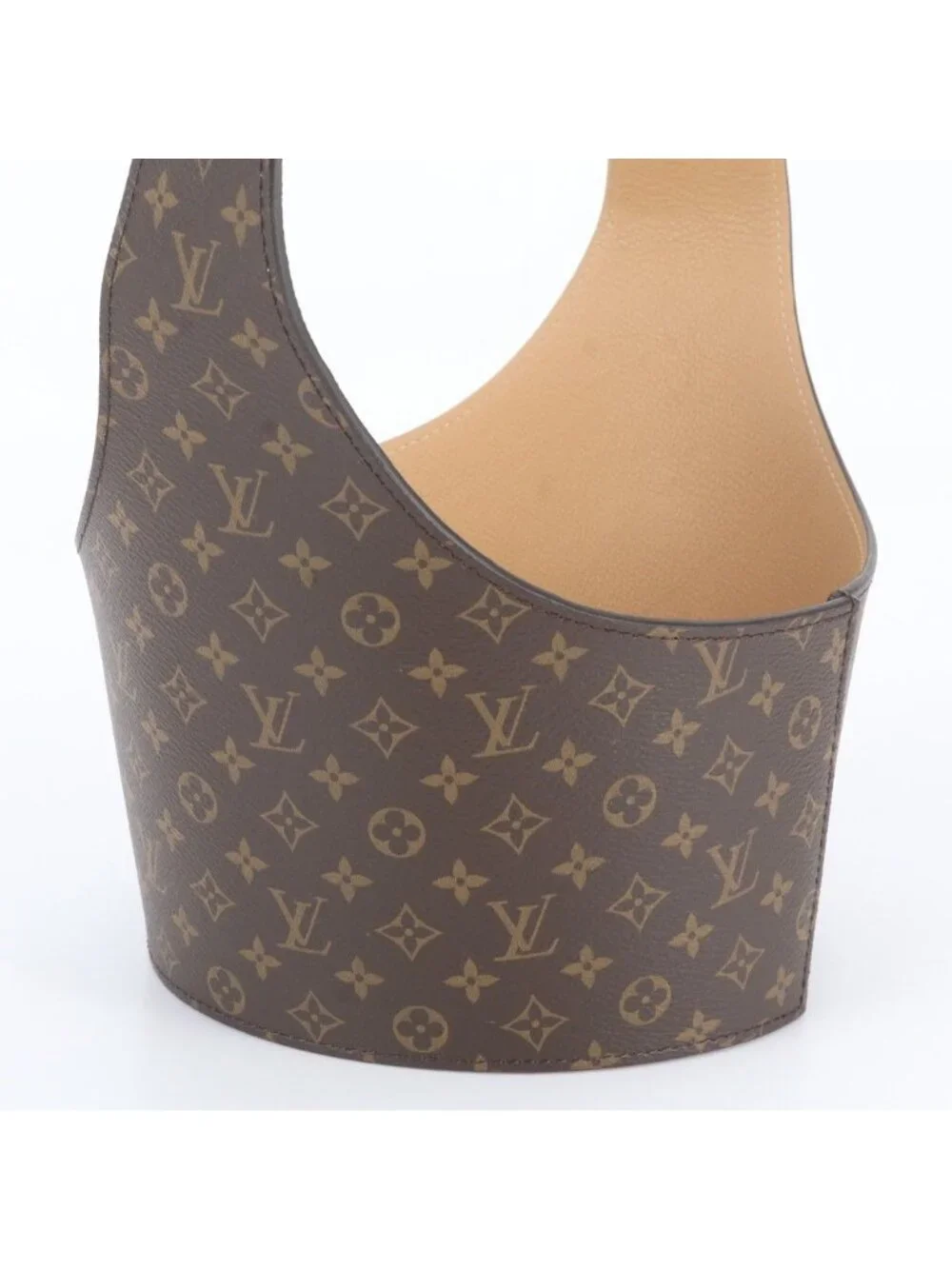 Louis Vuitton Monogram Object Nomade Floral Pot Leather Flower Pot Interior